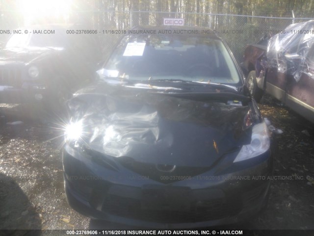 JM1CR2WL8A0370257 - 2010 MAZDA 5 BLACK photo 6