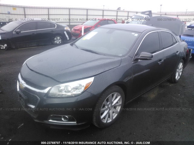 1G11F5SL1FF227431 - 2015 CHEVROLET MALIBU LTZ 灰色 照片 2
