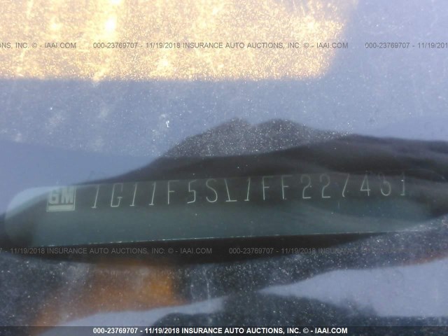 1G11F5SL1FF227431 - 2015 CHEVROLET MALIBU LTZ 灰色 照片 9