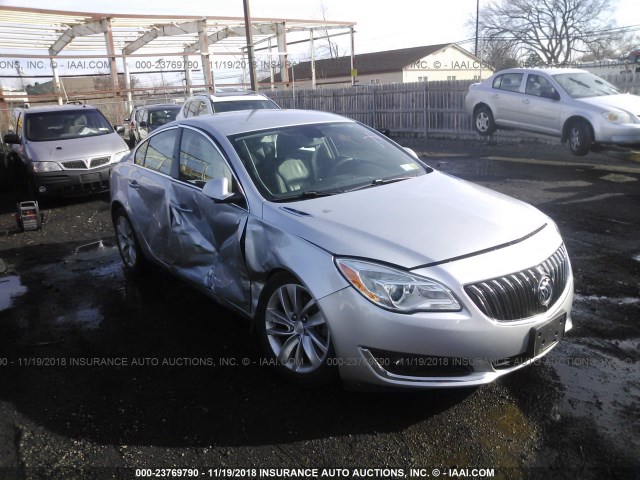 2G4GK5EXXE9202185 - 2014 BUICK REGAL SILVER photo 1