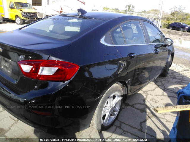 1G1BE5SM9G7255828 - 2016 CHEVROLET CRUZE LT BLACK photo 4