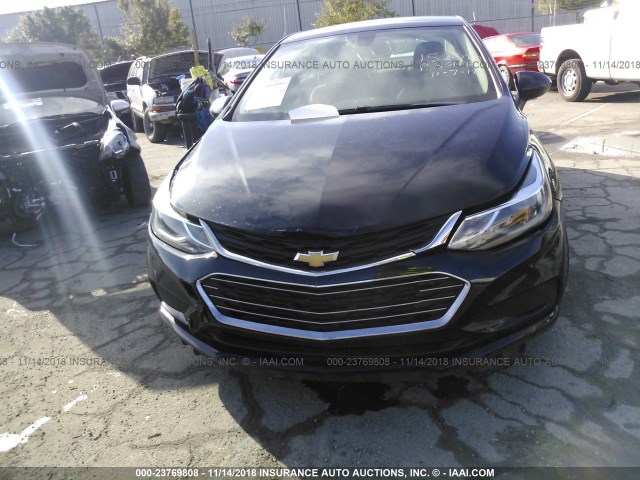 1G1BE5SM9G7255828 - 2016 CHEVROLET CRUZE LT BLACK photo 6