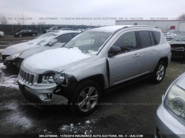 1J4NT1FB6BD289273 - 2011 JEEP COMPASS SPORT GRAY photo 2