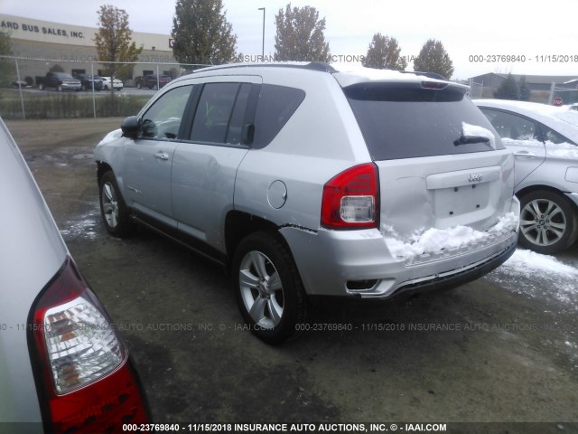 1J4NT1FB6BD289273 - 2011 JEEP COMPASS SPORT GRAY photo 3