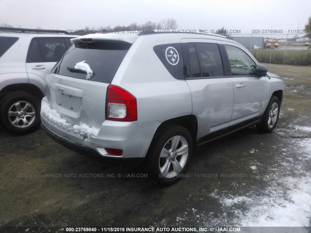 1J4NT1FB6BD289273 - 2011 JEEP COMPASS SPORT GRAY photo 4