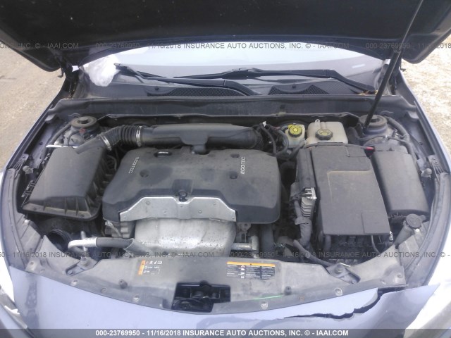 1G11C5SL9EF241861 - 2014 CHEVROLET MALIBU 1LT 蓝色 照片 10