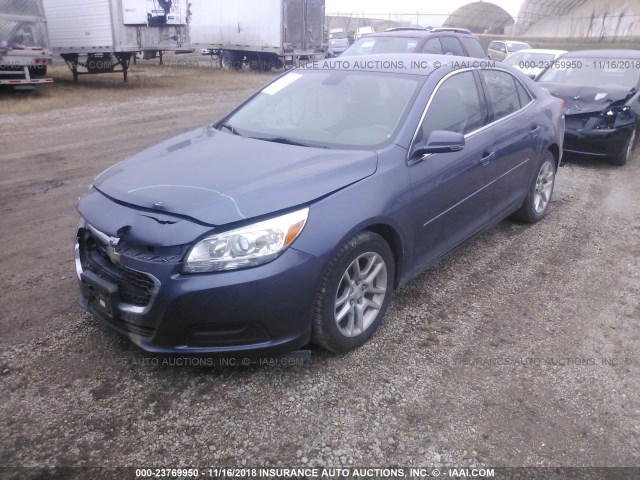 1G11C5SL9EF241861 - 2014 CHEVROLET MALIBU 1LT 蓝色 照片 2