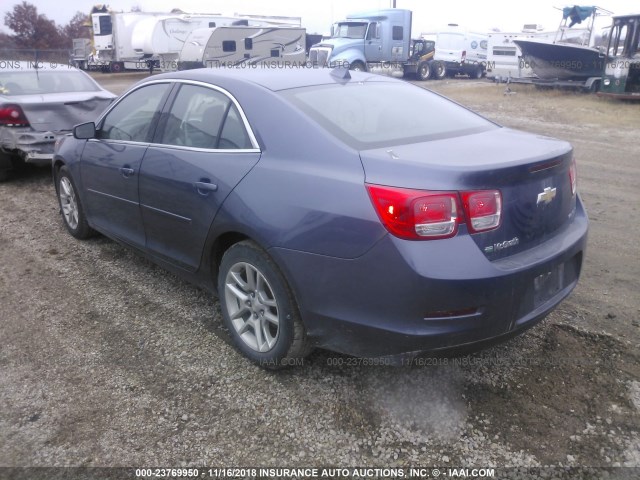 1G11C5SL9EF241861 - 2014 CHEVROLET MALIBU 1LT 蓝色 照片 3