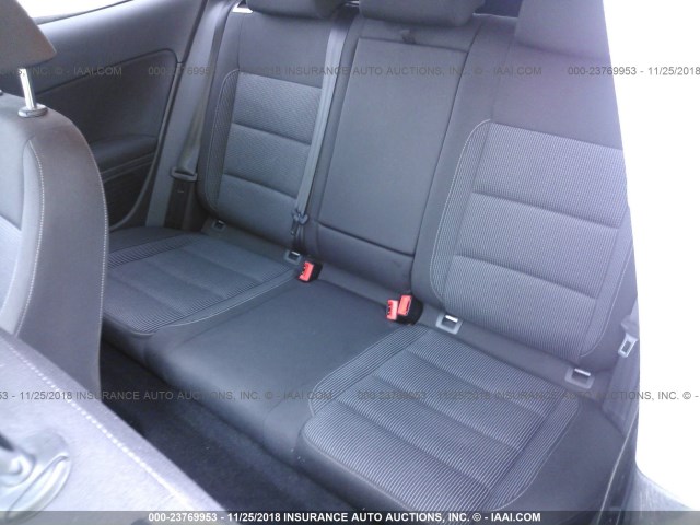 WVWBB7AJ1CW342139 - 2012 VOLKSWAGEN GOLF 黑色 照片 8