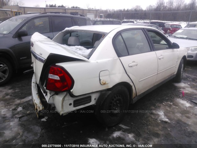 1G1ZS57F37F304710 - 2007 CHEVROLET MALIBU LS 白色 照片 4