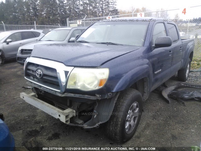 5TEKU72N36Z163331 - 2006 TOYOTA TACOMA DBL CAB PRERUNNER LNG BED BLUE photo 2