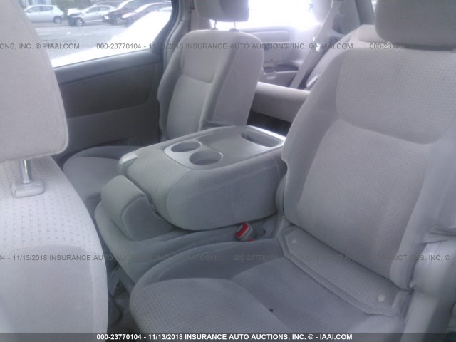 5TDKK4CC7AS313979 - 2010 TOYOTA SIENNA CE/LE WHITE photo 8