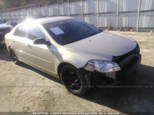 1G1ZB5EBXAF153081 - 2010 CHEVROLET MALIBU LS BEIGE photo 1
