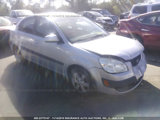 KNADE223096549050 - 2009 KIA RIO LX/SX GRAY photo 1