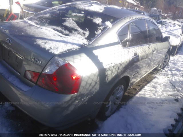 JNKAY01F77M458054 - 2007 INFINITI M35 SPORT SILVER photo 4