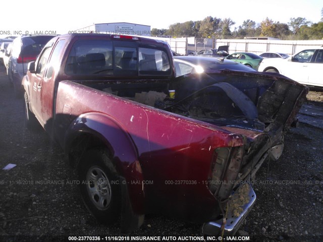 1N6BD06T77C422061 - 2007 NISSAN FRONTIER KING CAB XE MAROON photo 3