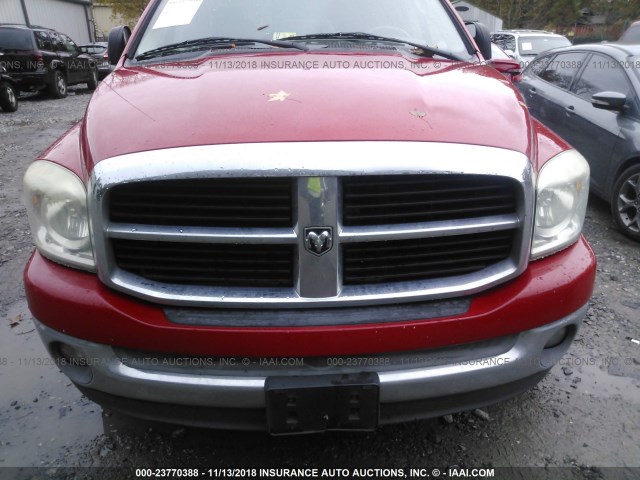 1D7HA18P17J633642 - 2007 DODGE RAM 1500 ST/SLT 红色 照片 6