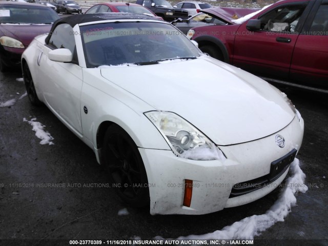 JN1BZ36A78M850795 - 2008 NISSAN 350Z ROADSTER WHITE photo 1