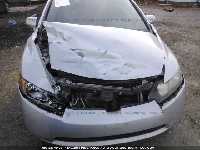 1HGFA16988L025663 - 2008 HONDA CIVIC EXL SILVER photo 6