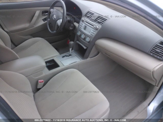 4T1BE46K08U749956 - 2008 TOYOTA CAMRY CE/LE/XLE/SE BLUE photo 5