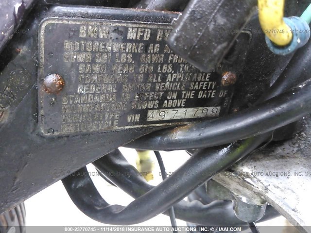 R9064971799 - 1976 BMW R NINE T BLACK photo 10