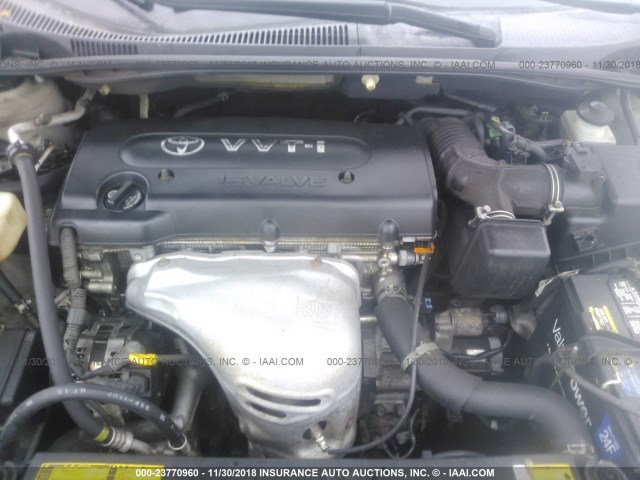 JTKDE177950008545 - 2005 TOYOTA SCION TC 银色 照片 10