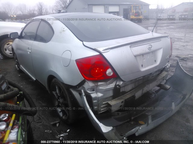 JTKDE177950008545 - 2005 TOYOTA SCION TC 银色 照片 3