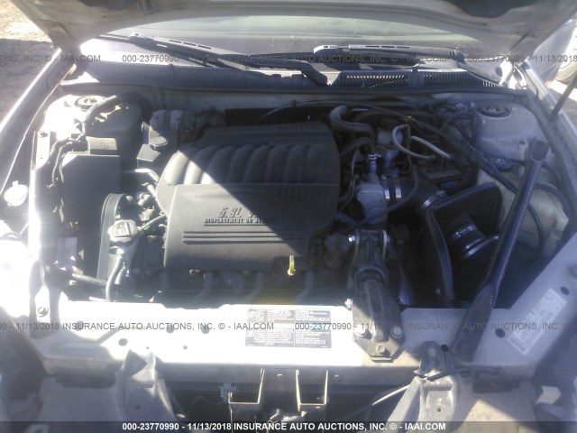 2G1WD58C269140763 - 2006 CHEVROLET IMPALA SUPER SPORT SILVER photo 10