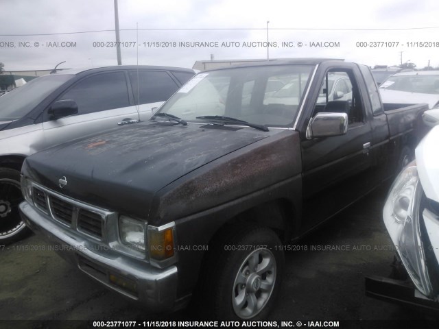 1N6SD16S3RC385929 - 1994 NISSAN TRUCK KING CAB XE BLACK photo 2