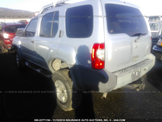 5N1ED28Y41C504823 - 2001 NISSAN XTERRA XE/SE SILVER photo 3