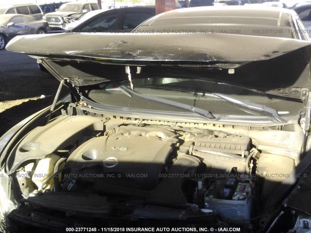 1N4AA5AP5BC861076 - 2011 NISSAN MAXIMA S/SV BLACK photo 10