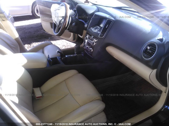 1N4AA5AP5BC861076 - 2011 NISSAN MAXIMA S/SV BLACK photo 5