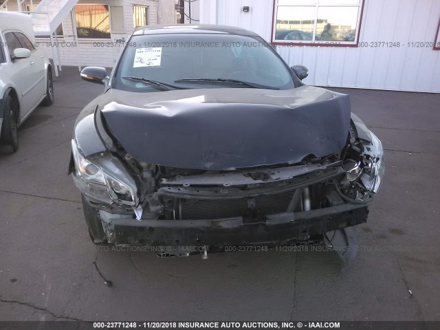 1N4AA5AP5BC861076 - 2011 NISSAN MAXIMA S/SV BLACK photo 6