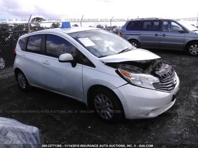 3N1CE2CP4EL429139 - 2014 NISSAN VERSA NOTE S/S PLUS/SV/SL WHITE photo 1