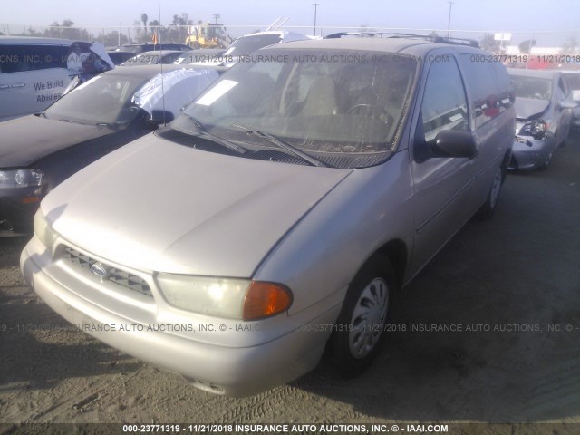 2FMZA5144WBD79297 - 1998 FORD WINDSTAR WAGON Champagne photo 2