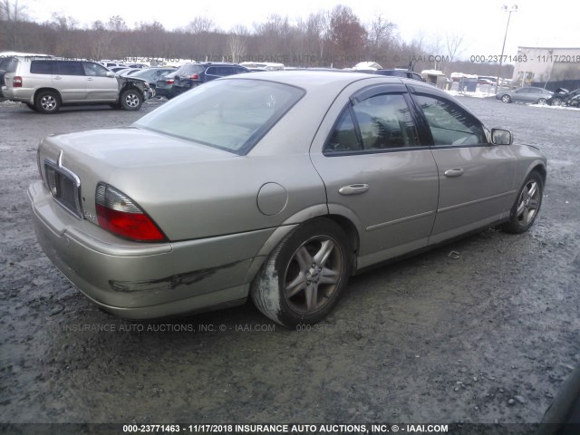 1LNHM87A55Y609058 - 2005 LINCOLN LS TAN photo 4