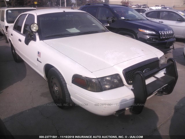 2FDHP719X4X152212 - 2004 FORD CROWN VICTORIA POLICE INTERCEPTOR WHITE photo 1