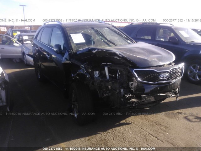 5XYKWDA2XDG384173 - 2013 KIA SORENTO SX BLACK photo 1