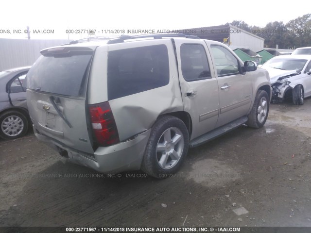 1GNSCBE01BR237106 - 2011 CHEVROLET TAHOE C1500 LT GOLD photo 4