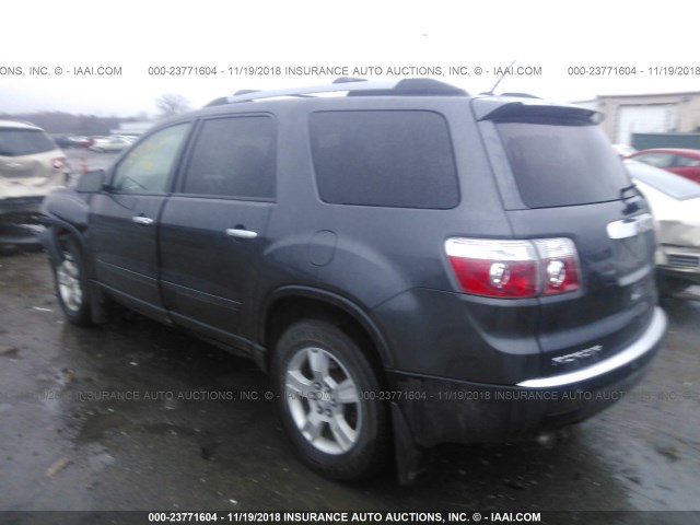 1GKKRPED9CJ346831 - 2012 GMC ACADIA SLE GRAY photo 3