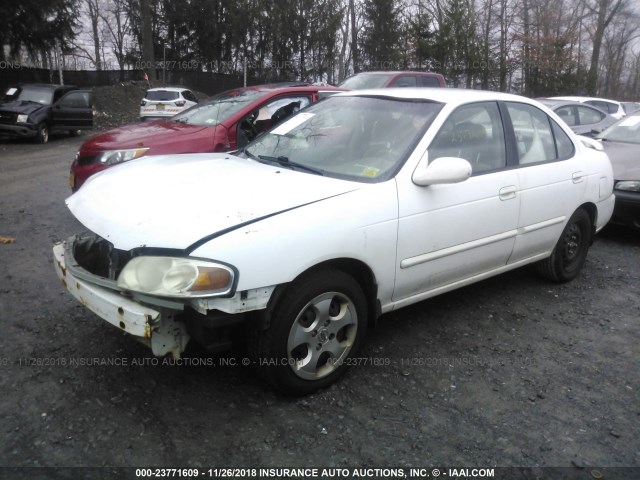 3N1CB51D45L540910 - 2005 NISSAN SENTRA 1.8/1.8S WHITE photo 2