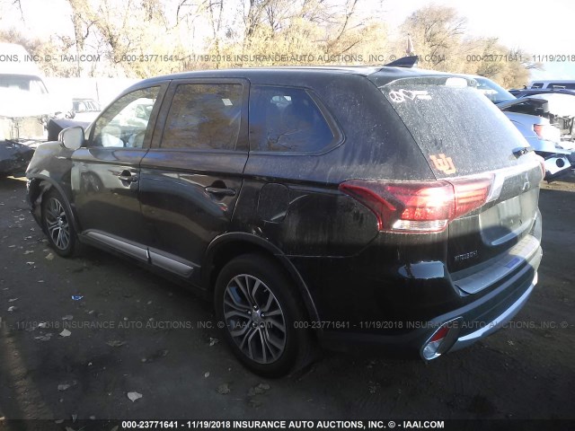 JA4AZ2A33HZ017603 - 2017 MITSUBISHI OUTLANDER ES BLACK photo 3