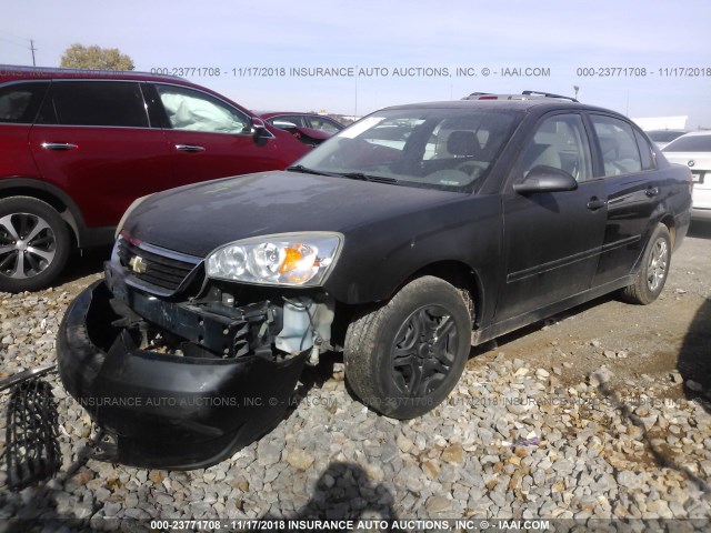 1G1ZS58F97F237464 - 2007 CHEVROLET MALIBU LS BLACK photo 2