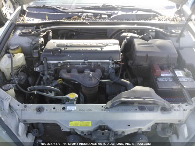 4T1BE32K04U810992 - 2004 TOYOTA CAMRY LE/XLE/SE SILVER photo 10