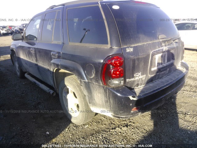 1GNDS13SX82134794 - 2008 CHEVROLET TRAILBLAZER LS/LT BLUE photo 3