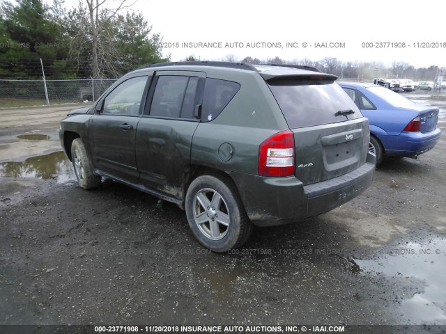 1J8FF47W98D513691 - 2008 JEEP COMPASS SPORT მწვანე ფოტო 3