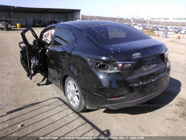 3MYDLBZV7GY132225 - 2016 TOYOTA SCION IA BLACK photo 3