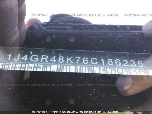 1J4GR48K76C186235 - 2006 JEEP GRAND CHEROKEE LAREDO/COLUMBIA/FREEDOM 蓝色 照片 9