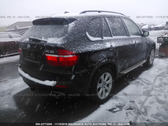 5UXFE83579L310139 - 2009 BMW X5 XDRIVE48I BLACK photo 4