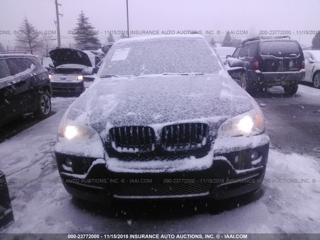 5UXFE83579L310139 - 2009 BMW X5 XDRIVE48I BLACK photo 6